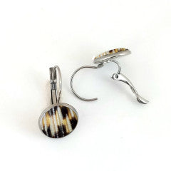Earrings Round Tail Silver